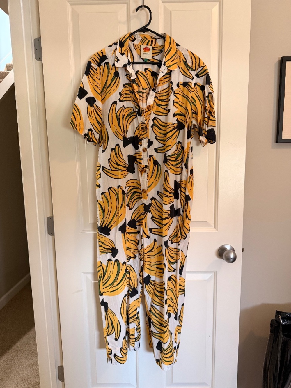 Farm Rio Rare Banana Jumpsuit